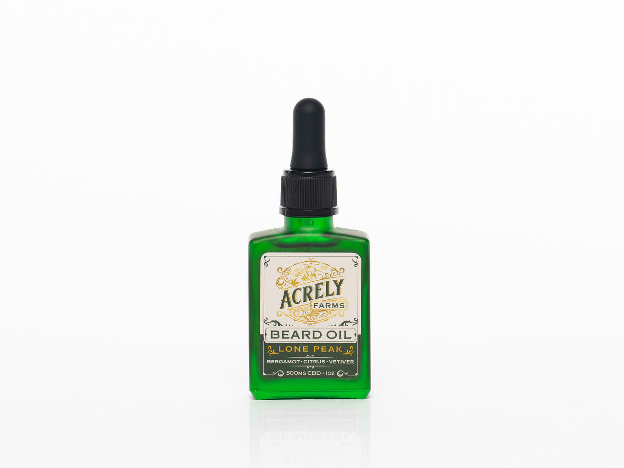 Lone Peak CBD Beard &amp; Facial Oil - Acrely Farms