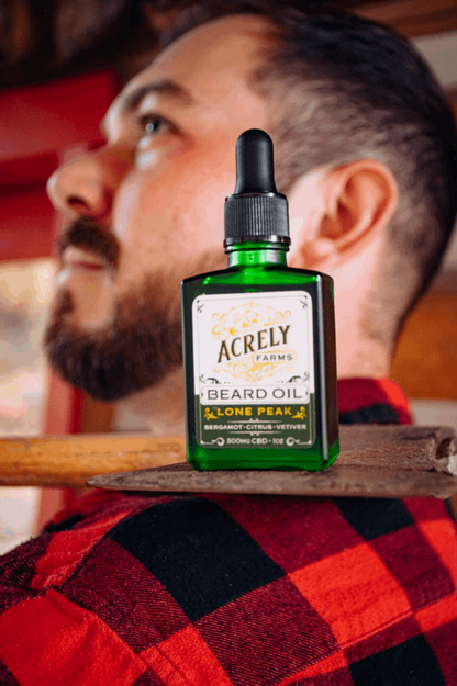 CBD Lone Peak Beard Oil Man