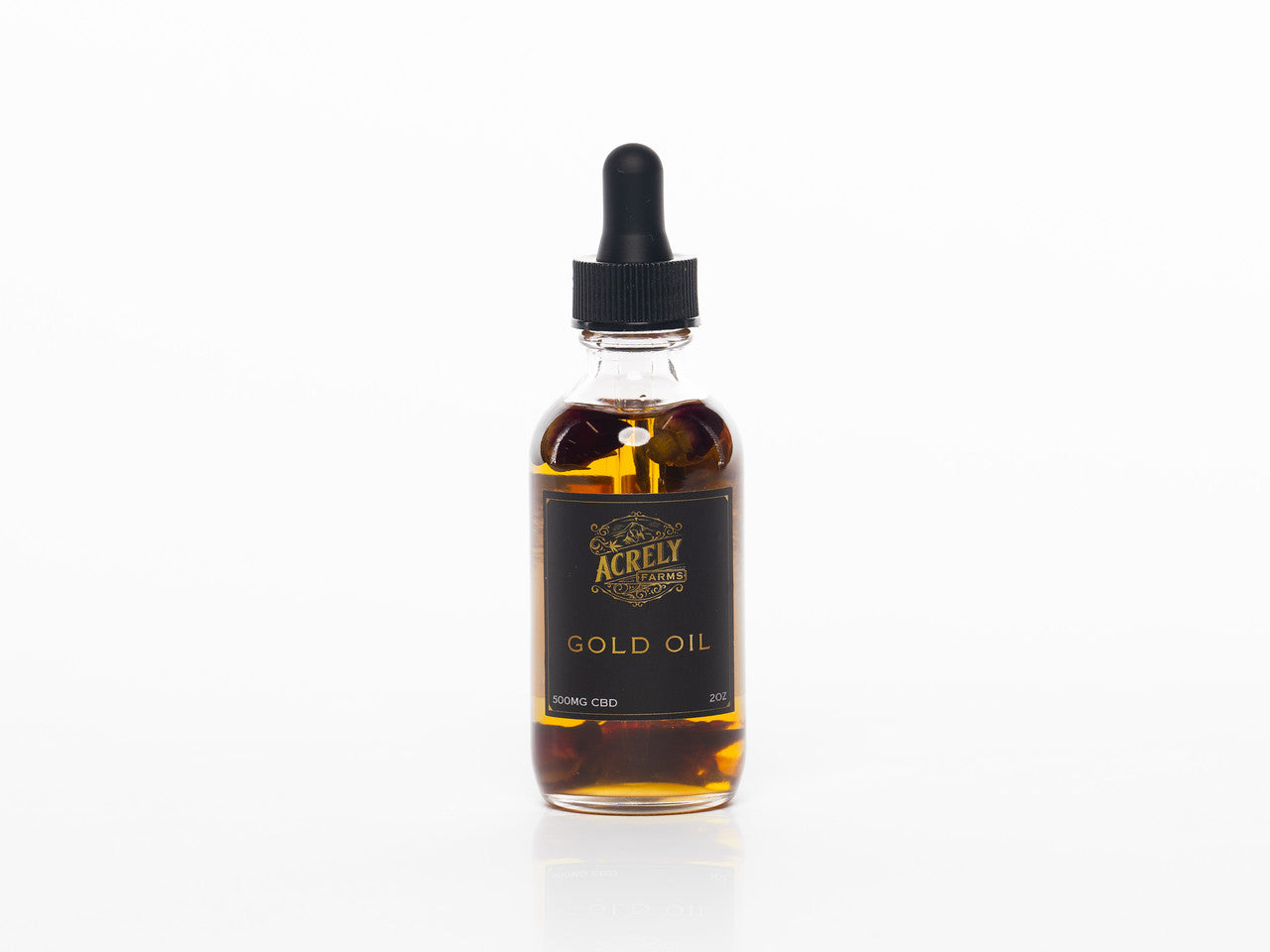 Gold CBD Body Oil - Acrely Farms