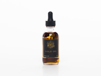 Gold CBD Body Oil - Acrely Farms